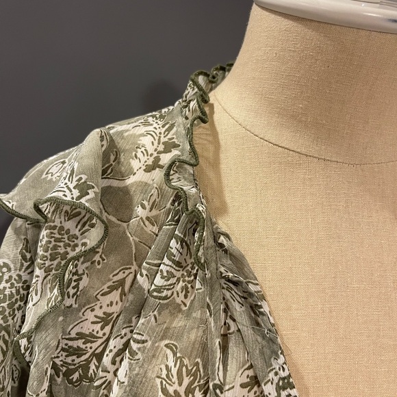 Zara Ruffled Multicolored Blouse - Picture 10 of 13